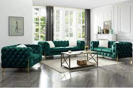 chesterfield velvet tufted sofa range