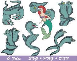 Flotsam and Jetsam Svg Ursula Svg Little Mermaid Svg Ariel - Etsy