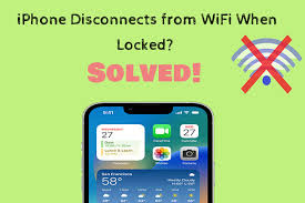 iphone disconnects from wifi when