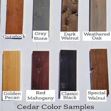 Cedar Stain Exterior Stain Colors