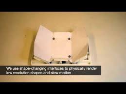 Combining Shape Changing Interfaces And Spatial Augmented