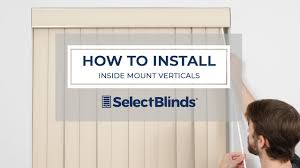 how to install inside mount vertical