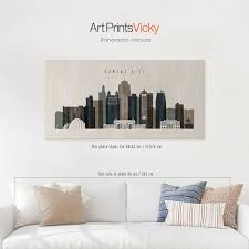 Canvas Kansas City Skyline Canvas Print