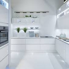 Fidi, nyc white shaker cabinets with stained oak island. German Kitchen Center Blog Handleless Kitchens In Nyc