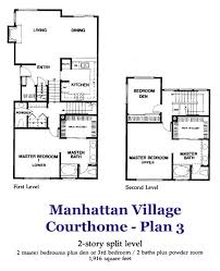 Manhattan Village Court Home Plan 3