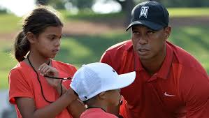 Tiger woods and elin nordegren. Tiger Woods Embraces Son Charlie Woods After Masters Win Heavy Com
