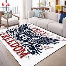 route 66 area rug for home decoration