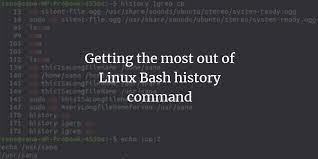 linux bash history command