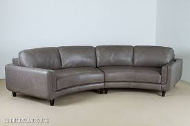 Curved Leather Sectional Sofas Foter