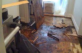 Water Damaged Flooring Removal Services