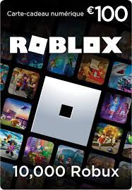 Carte Cadeau Roblox - 4,500 Robux (article virtuel exclusif inclus] (Code  digital pour ordinateur, téléphone, tablette, Xbox One, Xbox Series X|S,  Oculus Rift et HTC Vive) : Amazon.fr: Jeux vidéo