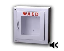 zoll aed wall cabinet with mounting