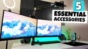 Uplift your workspace with office desk accessories and desk decor that combine form and function with our signature wit. My 5 Essential Desk Accessories Gaming Stream Production Youtube