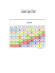 Capo Chart Template 7 Free Templates In Pdf Word Excel