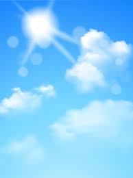 Azul Cielo Con Nubes Banner Background Cielo Azul Baiyun