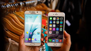 Image result for samsung galaxy s6 and iphone 6 comparison