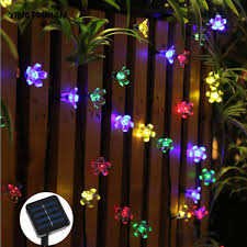 Us 14 96 15 Off Yingtouman 7m 50 Led Solar Christmas Lights Waterproof Water Drop Solar Fairy String Lights For Outdoor Garden Party Lamp In Led
