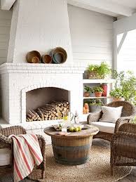 White Brick Fireplace Fireplace Design
