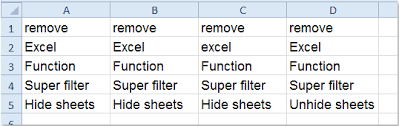 multiple cells are equal in excel