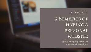 Benefits Of Having Personal Website gambar png