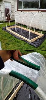 how to make a raised garden bed cover