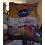 sunkist fruit gems soft candy