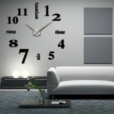 Modern Diy Wall Clock Creative Large