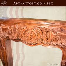 Master Hand Carved Fireplace Mantel