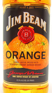 jim beam orange bourbon whiskey