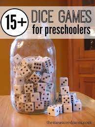 Find cool math games, interesting facts, printable worksheets, quizzes, videos and so much more! Dice Games For Preschoolers The Measured Mom