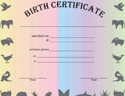 Birth Certificate Template 38 Word Pdf Psd Ai