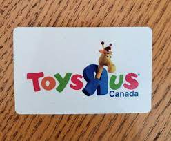 toys r us gift card no value