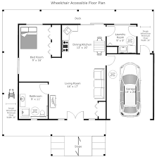 Wheelchair Accessible Floor Plan