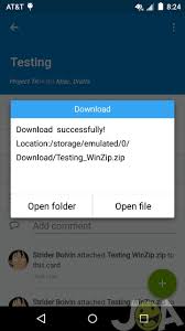 and open zip files on android