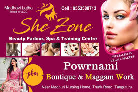 beauty parlours for bridal in tangutur