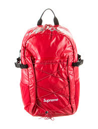 supreme nylon utility backpack red