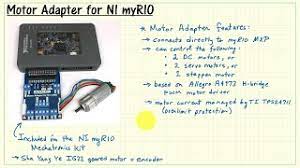 ni myrio motor adapter for ni myrio