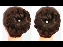Latest western hairstyle advance international hairstyle step by step video by salim ansari. Latest Wedding Juda Hairstyle For Gown Lehnga Western Dresses Party Wedding Guest Hairstyles