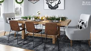 mixing and matching dining chairs for a