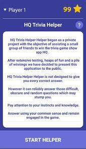 Answer as many questions correctly as you can without losing all of your lives. Hq Trivia Helper For Android Apk Download