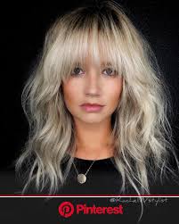 #curtainbangs #fringe #howto curtain bangs, are bangs that are parted down the middle, framing your face on each side. Full Face Framing Bangs Are A Highlight Of This Shaggy Blonde Lob Adding Bangs To Your Summe Blonde Hair With Bangs Fringe Hairstyles Blonde Ha Clara Beauty My