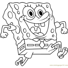 Download this running horse printable to entertain your child. Spongebob Coloring Page For Kids Free Spongebob Squarepants Printable Coloring Pages Online For Kids Coloringpages101 Com Coloring Pages For Kids