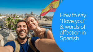 words of affection in spanish