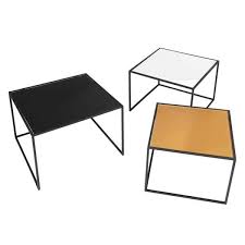 20 In Black Square Glass Coffee Table