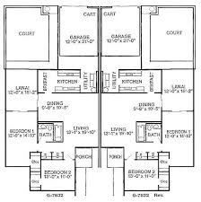 Duplex Garden Apartments Floor Plans