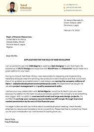 job application letter in nigeria