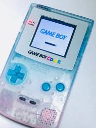 Custom Pink And Blue Fade Gameboy Color With Backlight Or Frontlight M Jiikae