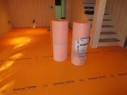 install ceramic floor tile in basement