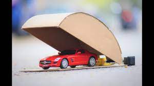 how to make car parking cardboard car