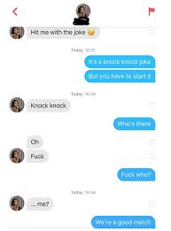These jokes are also cute sometimes. Good Knock Knock Jokes For Tinder